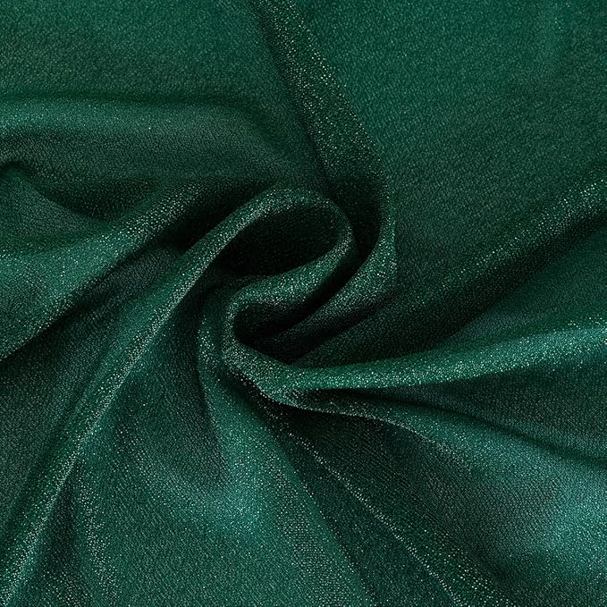 Emerald Green Wedding Arch Draping Fabric 29" x 20 FT Wedding Drapes - Image 6