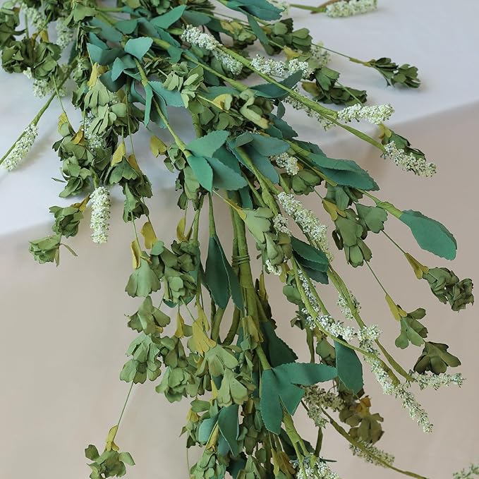 Mizii Fall Garland Artificial Flower Garlands 6 Feet Fake Wildflower Floral - Image 6