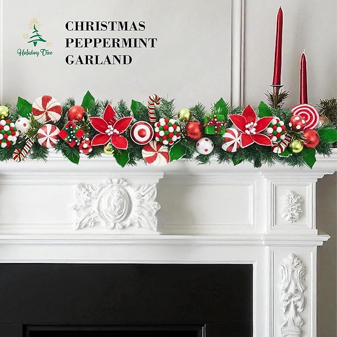Christmas Peppermint Garland - Image 2