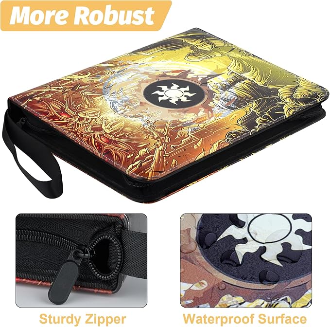 Trading Card Binder for MTG Cards, Premium 9 Pocket Card Binder, 720 Double - Image 2