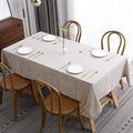 maxmill Flaxy Faux Linen Tablecloth by maxmill