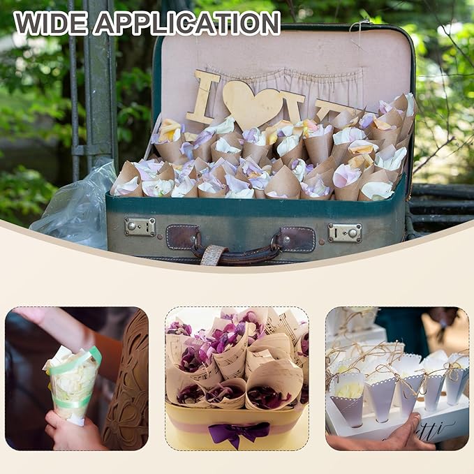 PATIKIL Wedding Confetti Cones - Image 6