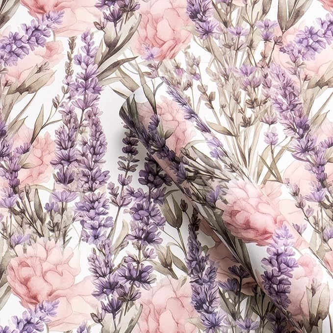 WRAPAHOLIC Kraft Floral Wrapping Paper - Image 2