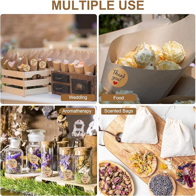 PATIKIL Dried Flower Confetti Cones - Image 7