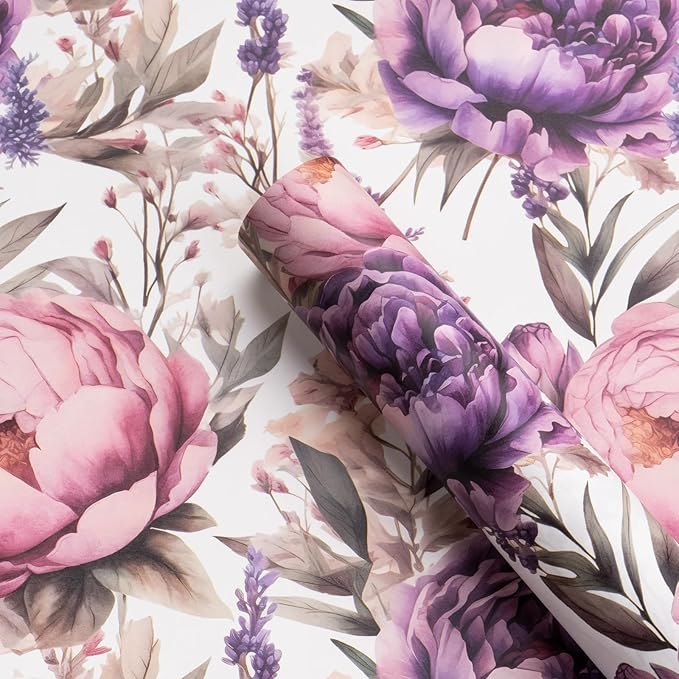 WRAPAHOLIC Kraft Floral Wrapping Paper - Image 2