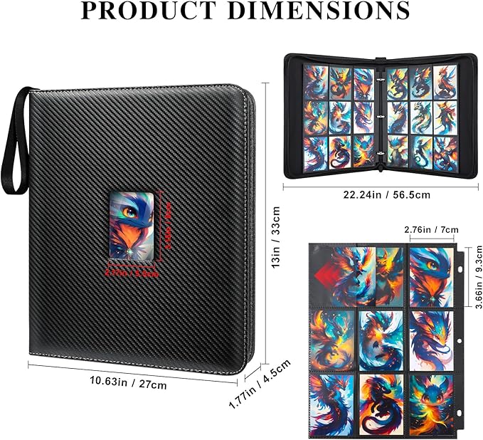 Trading Card Binder 9 Pocket - Image 4