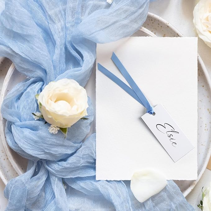50 Pcs Name Place Cards for Table Setting Blank Wedding Place Cards - Image 6
