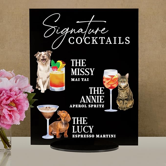 Pet Signature Drink Wedding Signs - Image 2