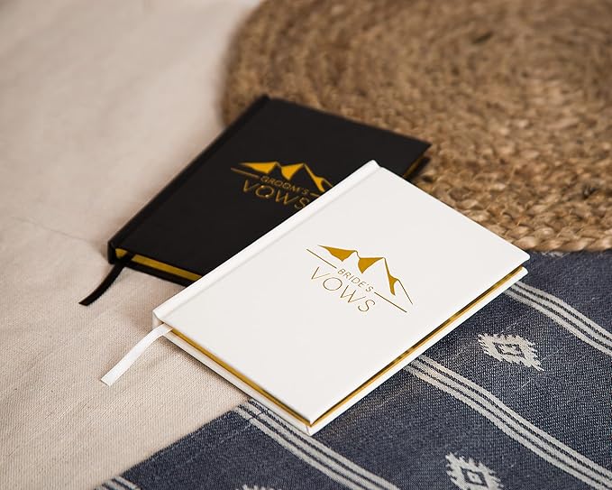 Groom's and Bride's Vows Wedding Vow Books - Image 2