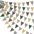 32Ft Jungle Safari Party Decorations Sage Green Brown Wild Animal Leopard Zebra by pinkblume