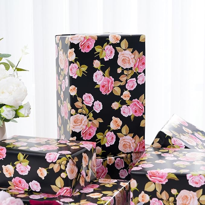 Ulmasinn Floral Wrapping Paper Roll - Image 6