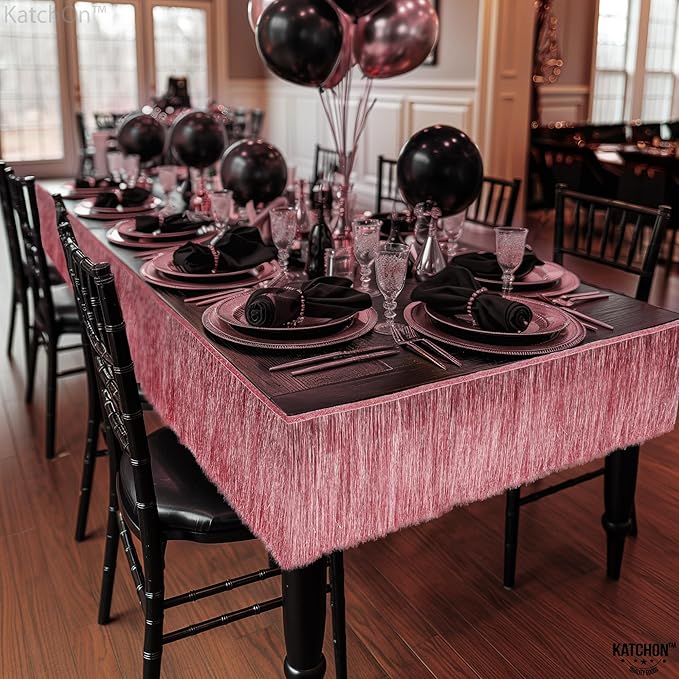 KatchOn, XtraLarge Rose Gold Fringe Banner - Image 7