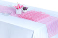 MDS Pack of 10 Wedding 12 x 108 inches Lace Table Runner by MDS