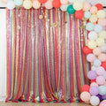 ShinyBeauty 20x10FT Rainbow Sequin Photography Backdrop by ShinyBeauty