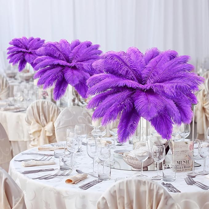 Maitys 90 Pcs Large Natural Ostrich Feathers Bulk 14-16 Inch 12-14 Inch 10-12 - Image 4