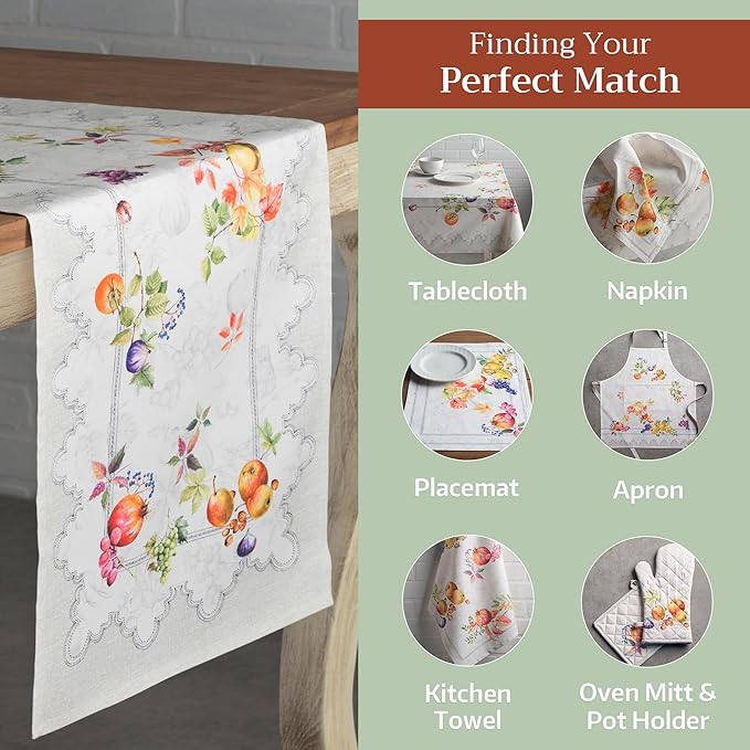 Maison d' Hermine Table Runner 100% Cotton Single Layer Table Runners 108 - Image 5