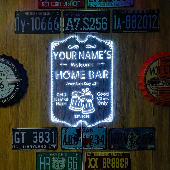 ADVPRO Personalized Your Name Home Bar RGB Dynamic Glam LED Sign - Image 3