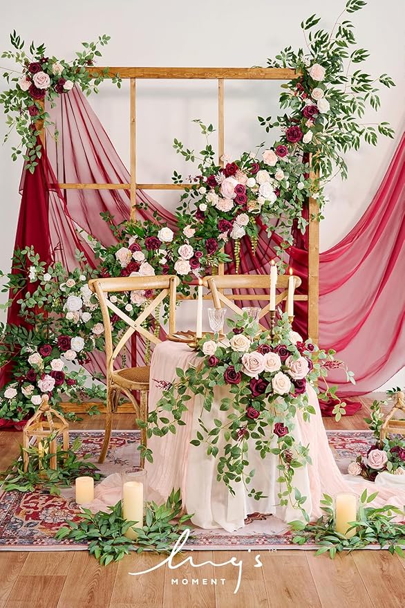 Ling's Moment 9FT Spring Flower Garland - Image 4