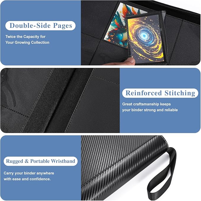 Trading Card Binder 16 Pocket - Image 6