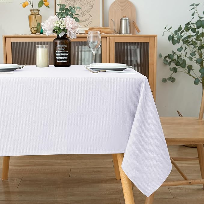 Biscaynebay Fabric Square Tablecloths 54x54 Inches, Wedding and Parties etc. - Image 9