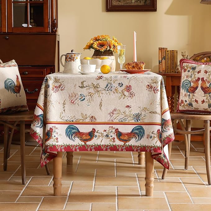 patdrea Designer Linen Tablecloth - Image 3