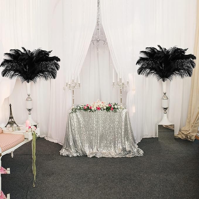 Retrowavy 30 Pcs 18-20 Inch Large Natural Ostrich Feathers Bulk - Image 5