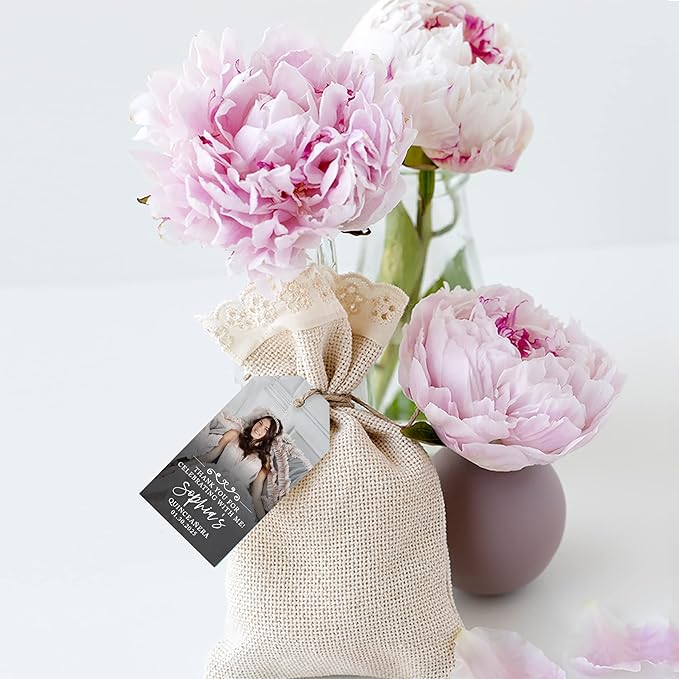 Andaz Press 40-Pack Personalized Quinceañera Favor Tags - Image 4