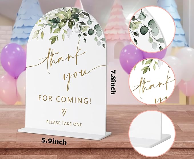 Thank You for Coming, Gift Table Sign, Wedding Signs for Ceremony and Reception - Image 2