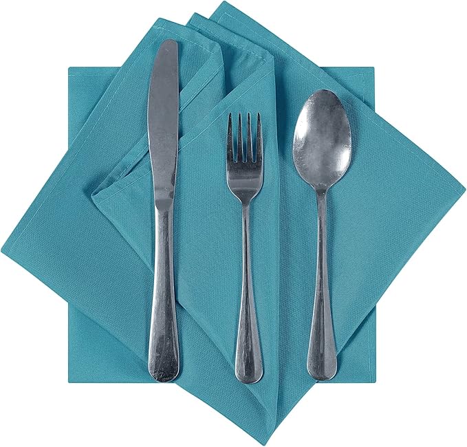 Cloth Napkins 20x20 inch Washable Polyester Dinner Napkins Soft Table Napkins - Image 3