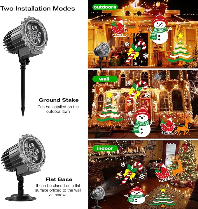 Christmas Projection Lights Outdoor - Image 2