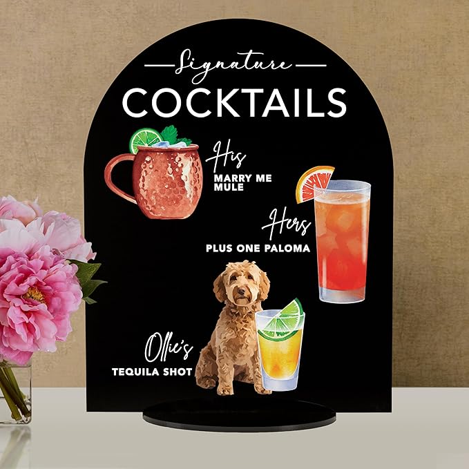 Pet Signature Drink Wedding Signs - Image 2