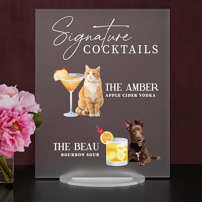 Pet Signature Drink Wedding Signs - Image 2
