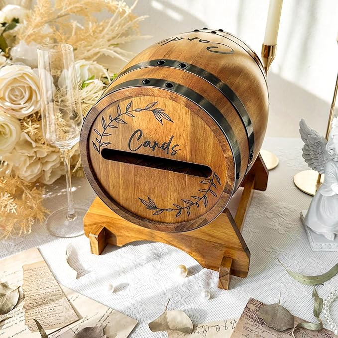 OurWarm Wooden Wedding Card Box by OurWarm