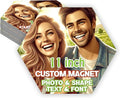 KETABAO – 11" Customized Hexagon Photo Magnets by KETABAOMotorcycleParts