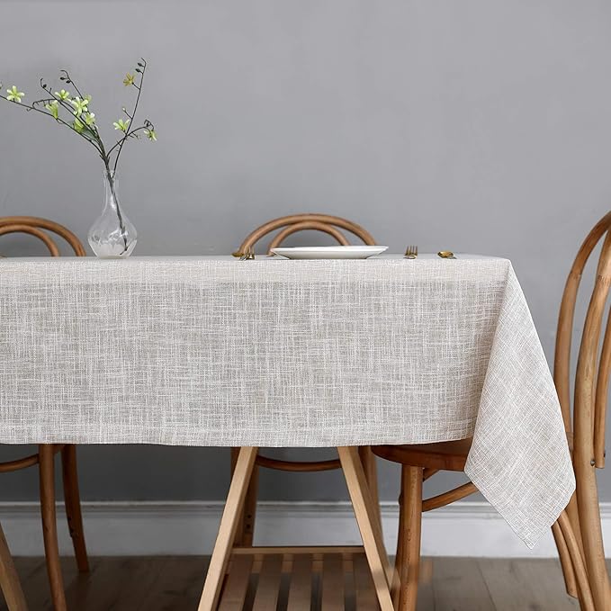 maxmill Flaxy Faux Linen Tablecloth - Image 4