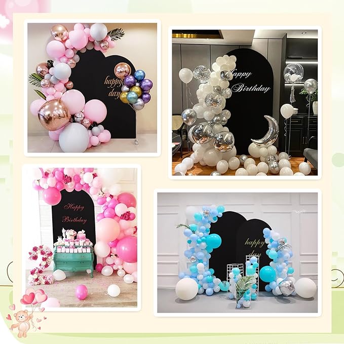7.2FT Black Arch Backdrop Cover - Image 9