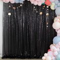ShinyBeauty Sequin Backdrop- 5FTx10FT-Black-Sequin Photo Backdrop, Photo Booth by ShinyBeauty