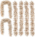 6PCS Beige Fall Maple Leaves Garland, 5.6Ft Artificial Maple Leaf Autumn by Unknown