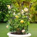 Large Obelisk Trellis for Plant Supports 18.5in x 22.9in by Goooxim