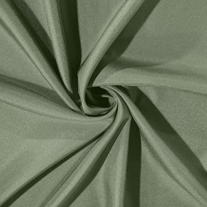 Efavormart 54x54 Moss Green Wholesale Linens Seamless Polyester Square Linen - Image 9