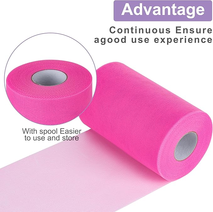 Blackish Green Tulle Fabric Rolls 6 Inch by 100 Yards Tulle Roll Spool Fabric - Image 3