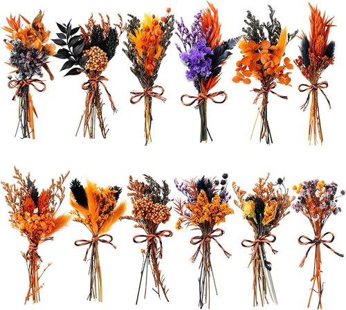 10/12/24/36 Pack Mini Dried Flowers by Unknown