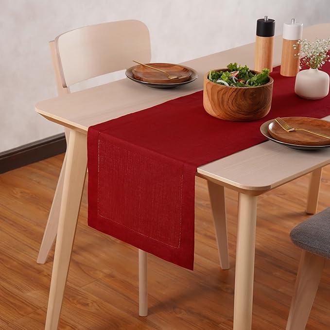 Linen Table Runner 14 x 120 Inch Long by HomeEkaa