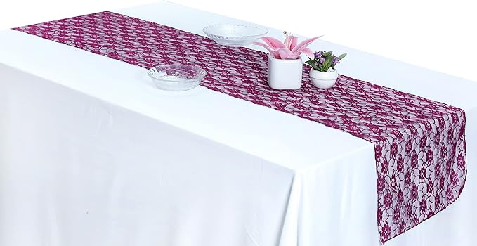 MDS Pack of 12 Wedding 12 x 108 inches Satin Table Runner - Image 4