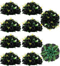 BLOSMON Flower Balls Wedding Rose Centerpieces 10 Pcs Black Fake Flowers by Blosmon