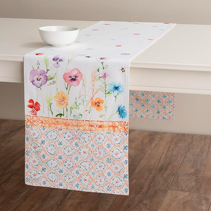 Maison d' Hermine Table Runner 100% Cotton Double Layer Table Runners 108 - Image 9