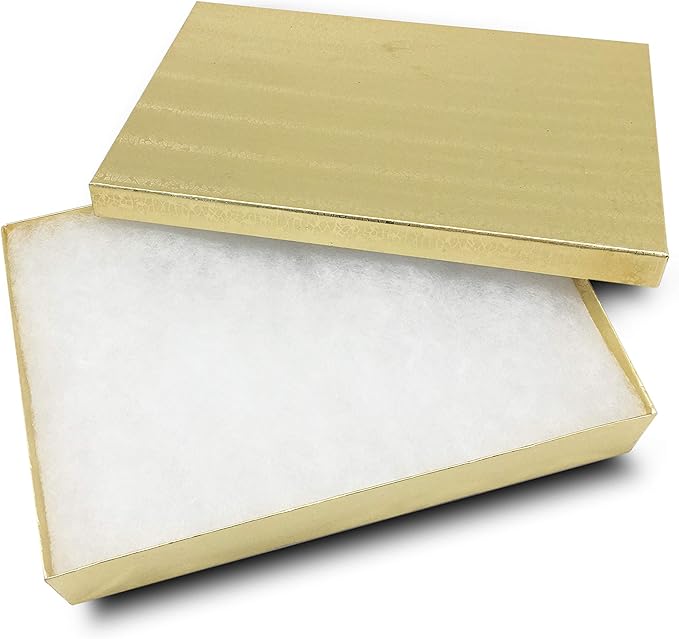 TheDisplayGuys - 25-Pack #53 Kraft Paper Cardboard Gift Boxes/Jewelry Cases w. - Image 8