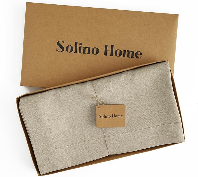 Solino Home Linen Natural Tablecloth 60 x 102 Inch - Image 6