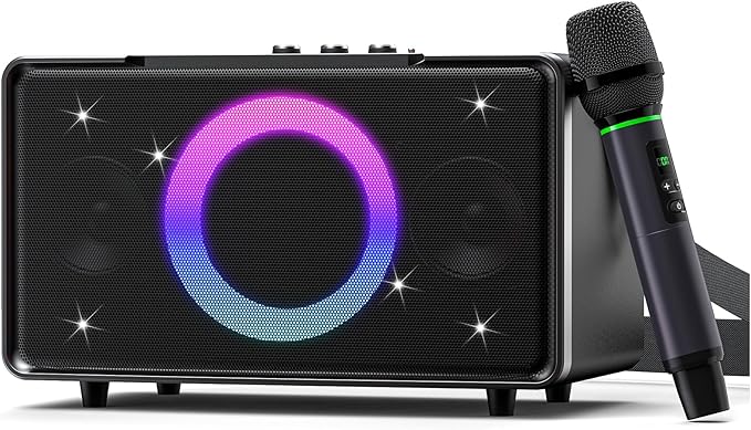 GFEEN Portable Bluetooth Speaker: 200W Peak, Deep Bass, 15H Playtime, Large by Unknown