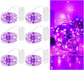 TingMiao Halloween Purple Fairy Lights Battery Operate, 7.2ft 20 LEDs String by TingMiao